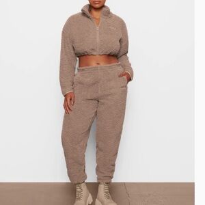 Skim set Cozy Tiger eye Sherpa Jacket